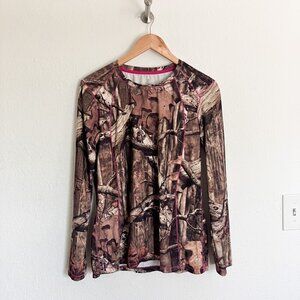 Mossy Oak Long Sleeve Camo Shirt Size Large